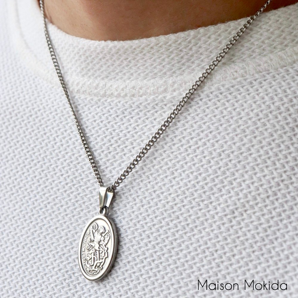 Chaîne St Michel - couleur argent – Image 2